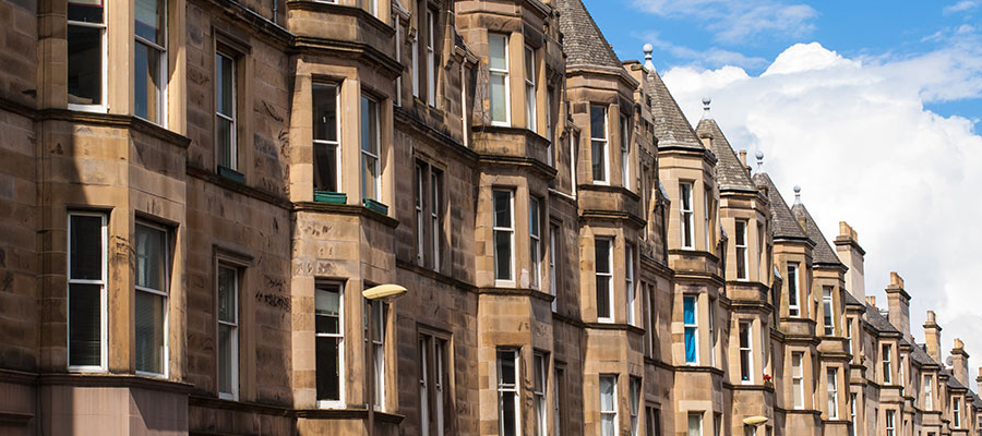 Edinburgh tenement flats