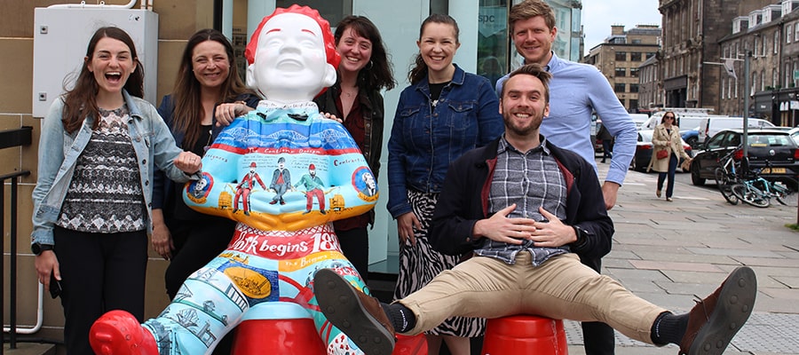 Oor Wullie and marketing team